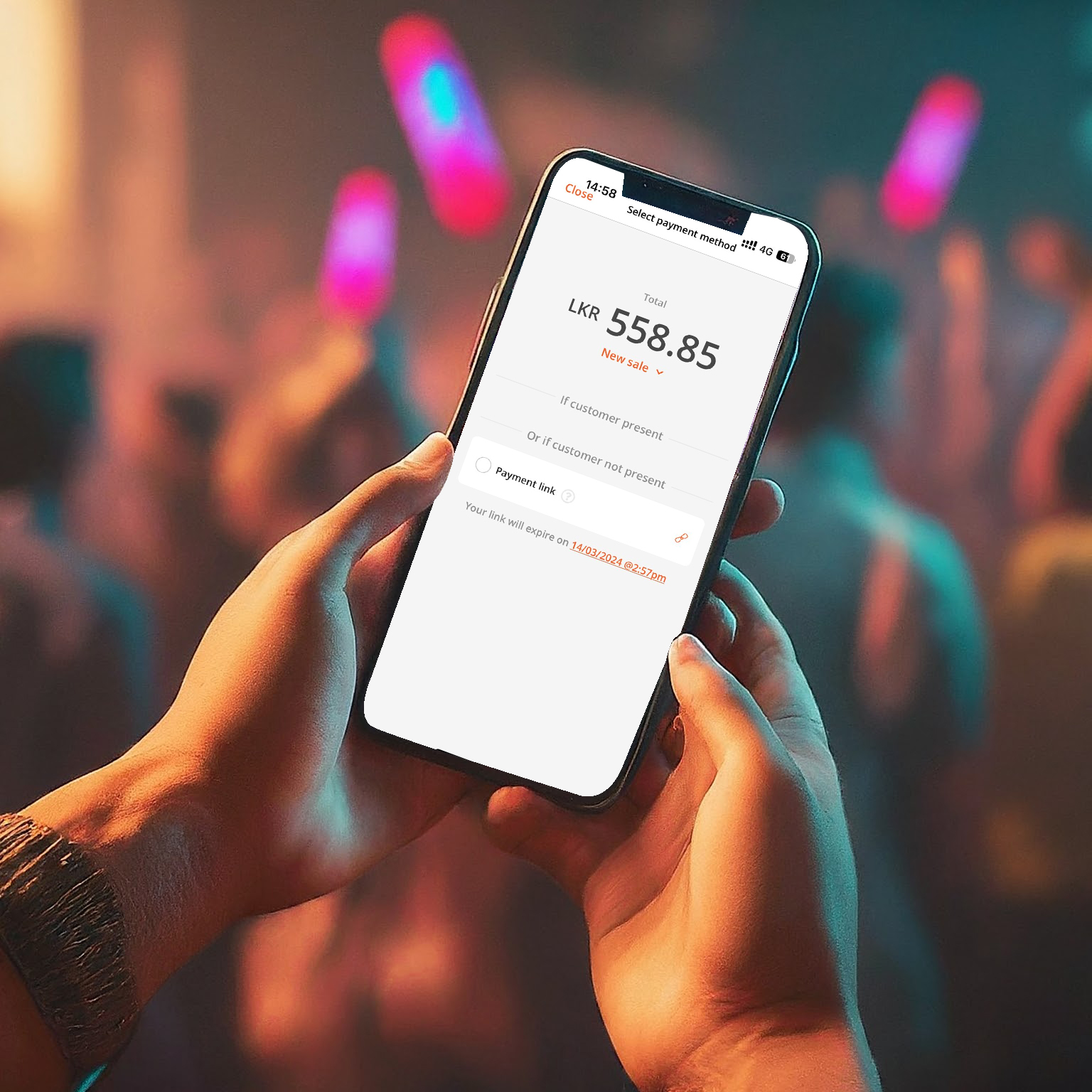 Accepting payments with Genie Business Payment Links